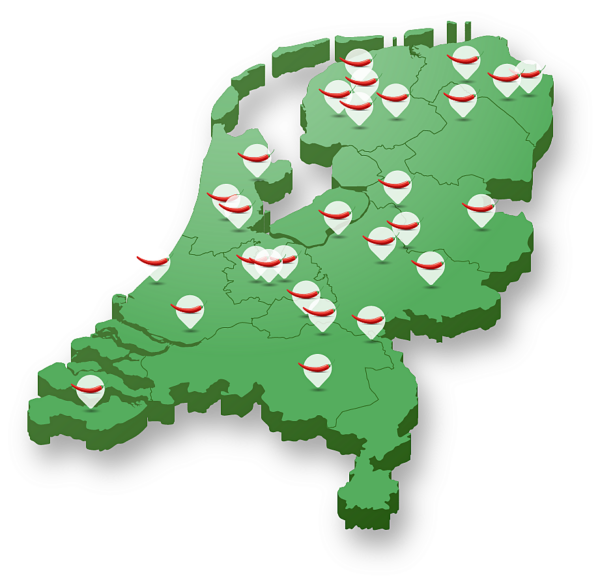 Exsin projectenkaart Nederland (1)